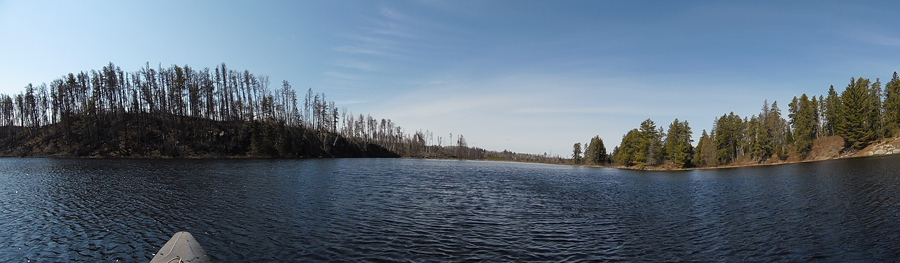 Mouth of Pagami Creek from Lake One in BWCA